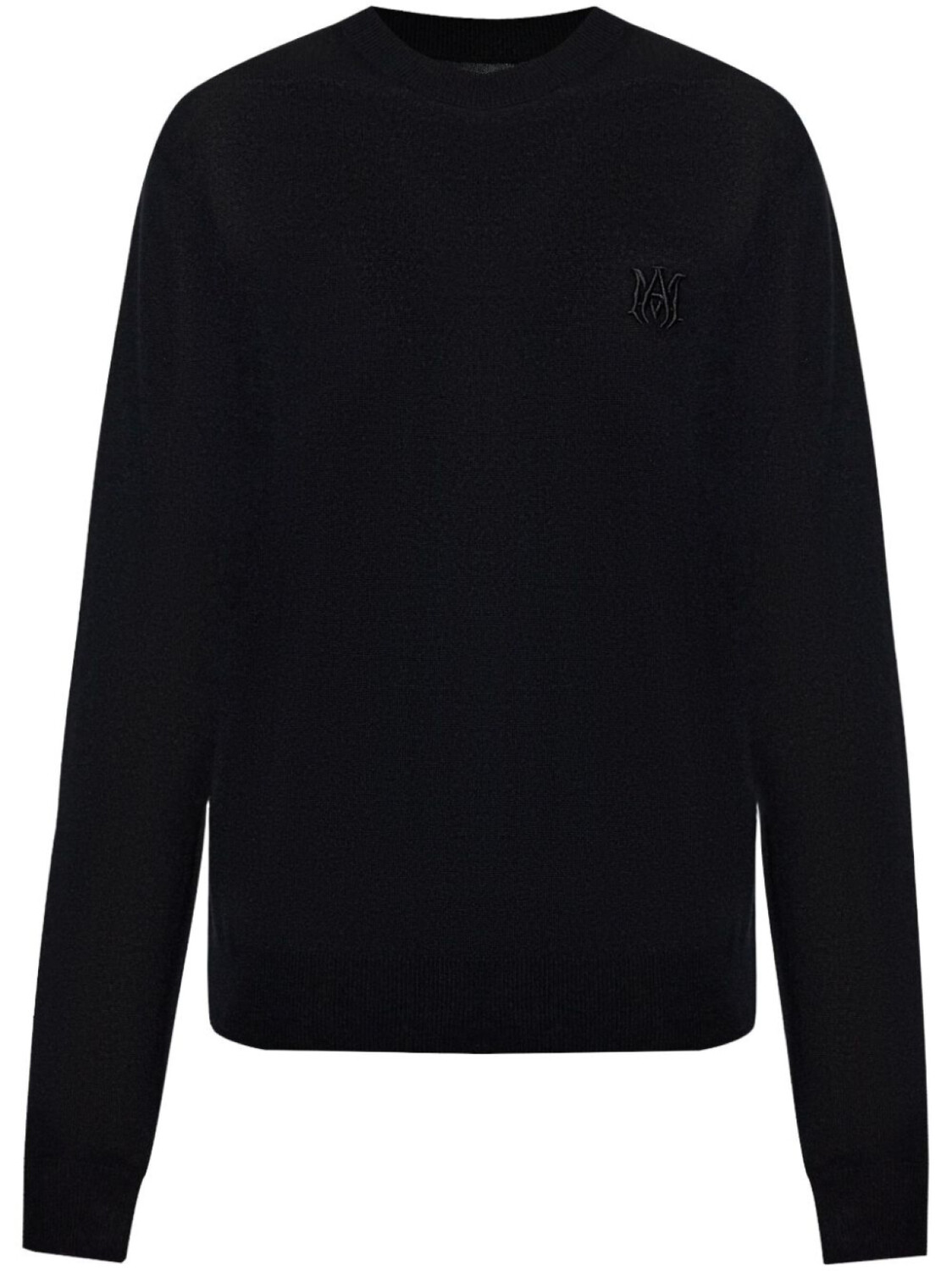 Кашемировый свитер с вышитым логотипом AMIRI, черный
Кашемировый свитер с вышитым логотипом AMIRI, черный