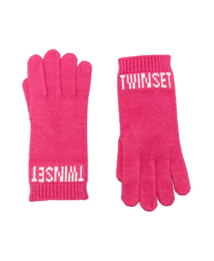 Розовые перчатки с логотипом для девочек Twinset, розовый
Розовые перчатки с логотипом для девочек Twinset, розовый