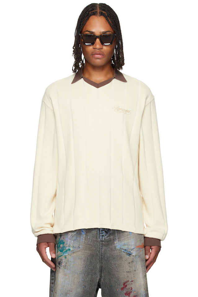 Ретро футболка поло с длинным рукавом Represent, цвет shell
Ретро футболка поло с длинным рукавом Represent, цвет shell