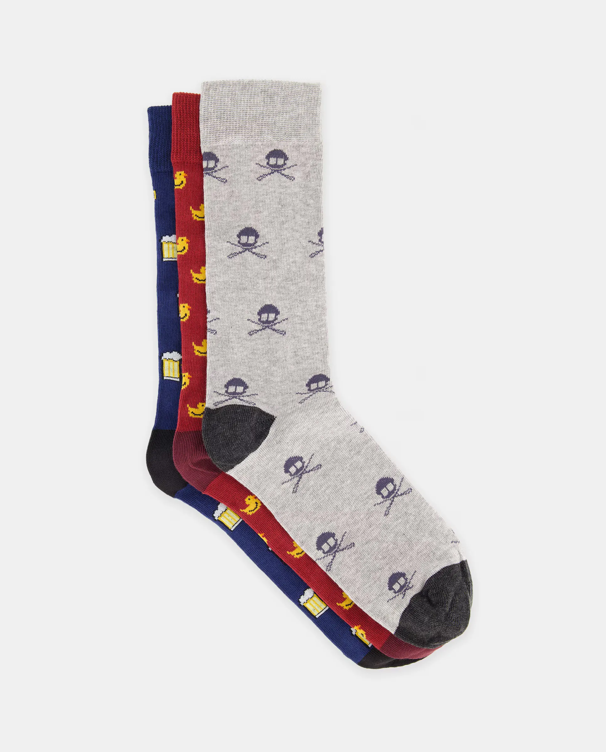 Набор из трех длинных мужских носков с принтом, производство Испания Easy Wear, синий
Набор из трех длинных мужских носков с принтом, производство Испания Easy Wear, синий