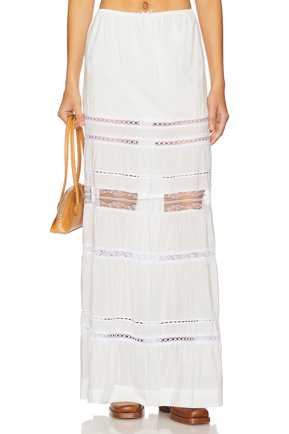 Макси-юбка в пол с кружевными оборками Swf, antique white
Макси-юбка в пол с кружевными оборками Swf, antique white