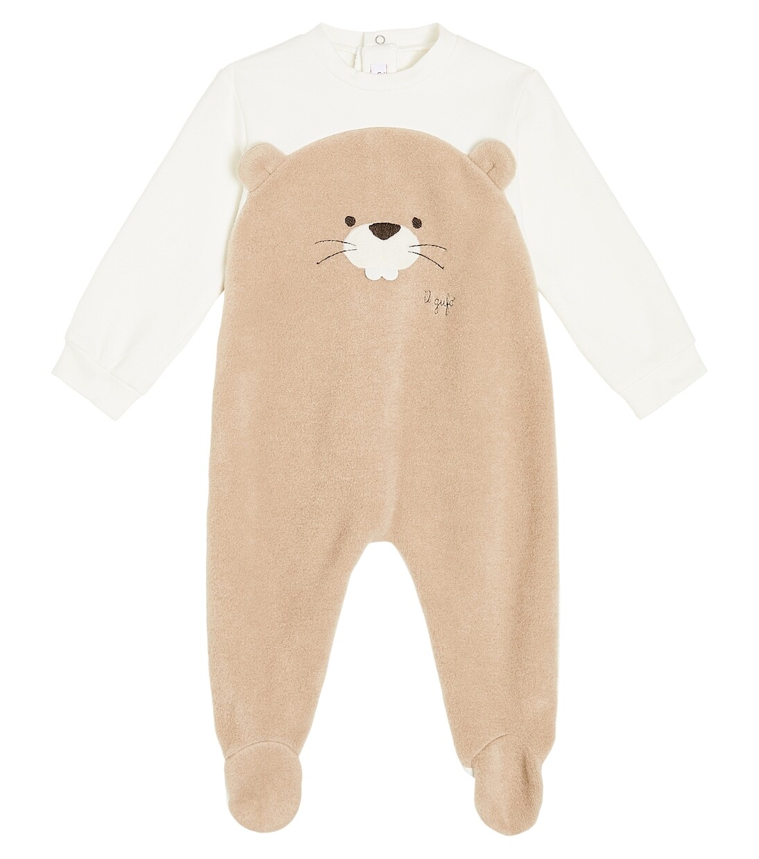 Детский хлопковый комбинезон Il Gufo, бежевый
Детский хлопковый комбинезон Il Gufo, бежевый