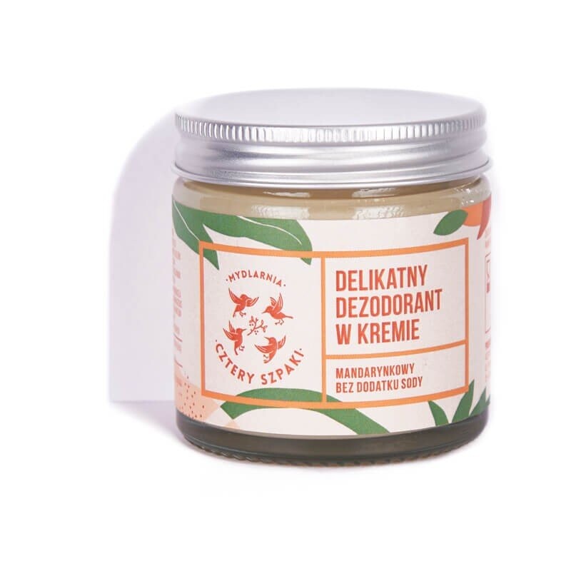 Крем-дезодорант Trzy Szpaki без добавления соды, мандарин - 60 мл Mydlarnia Cztery Szpaki
Крем-дезодорант Trzy Szpaki без добавления соды, мандарин - 60 мл Mydlarnia Cztery Szpaki
