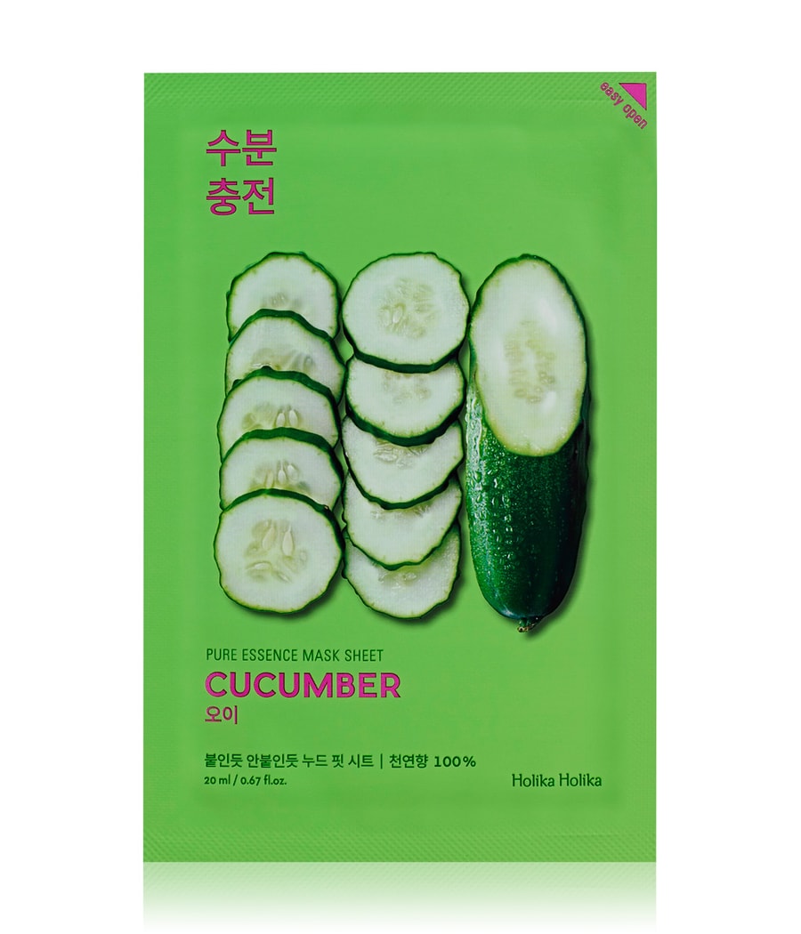 Тканевая маска HOLIKA HOLIKA Pure Essence Mask Sheet - Cucumber, 23 ml
Тканевая маска HOLIKA HOLIKA Pure Essence Mask Sheet - Cucumber, 23 ml