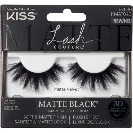Lash Couture Matte Black 02 Черный матовый бархат, Kiss
Lash Couture Matte Black 02 Черный матовый бархат, Kiss