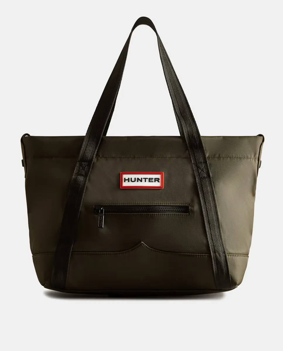 Средняя нейлоновая сумка-тоут военного зеленого цвета на молнии Hunter, темно-зеленый
Средняя нейлоновая сумка-тоут военного зеленого цвета на молнии Hunter, темно-зеленый