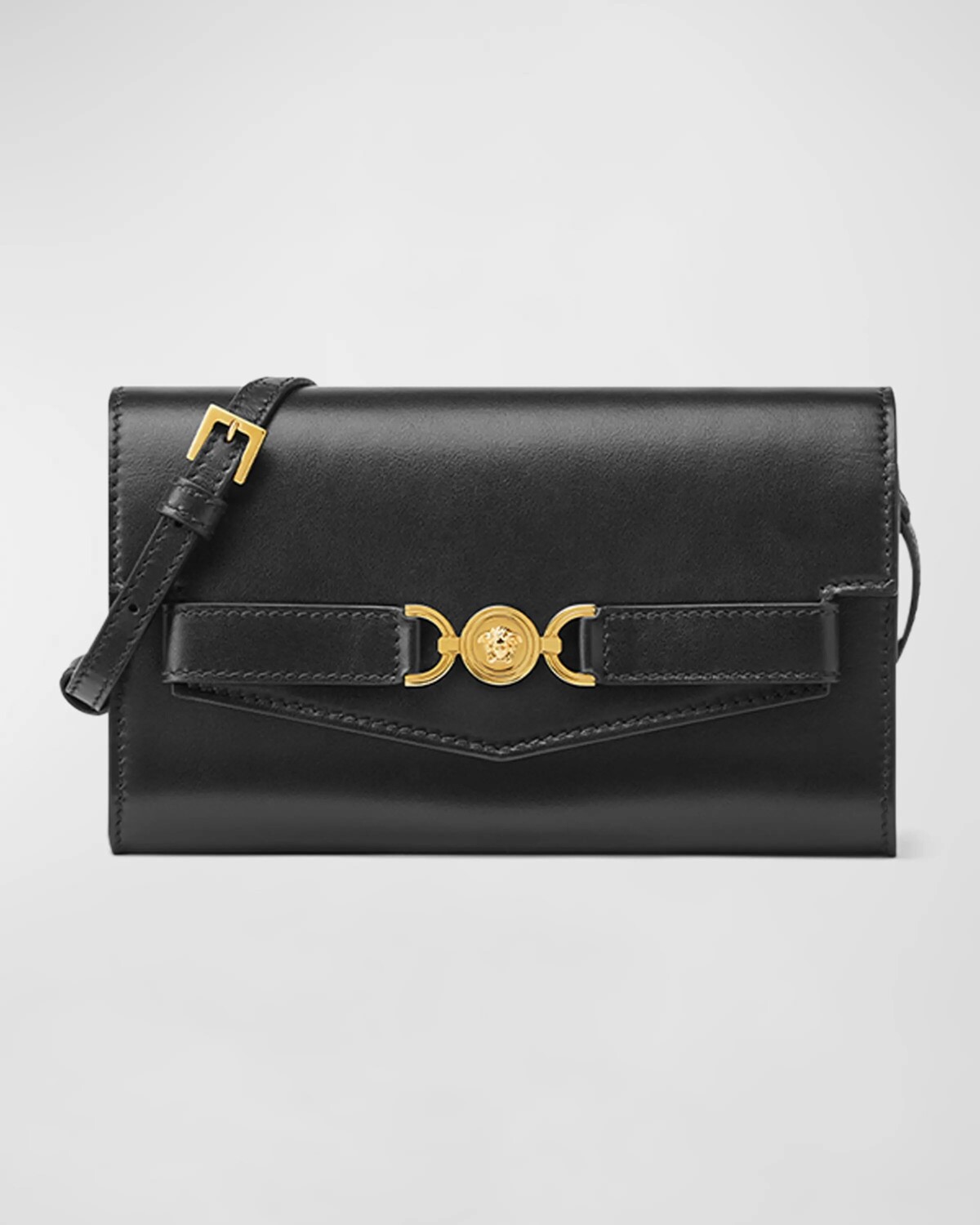 Миниатюрная кожаная сумка через плечо Medusa 95, цвет Black-Versace Gold
Миниатюрная кожаная сумка через плечо Medusa 95, цвет Black-Versace Gold