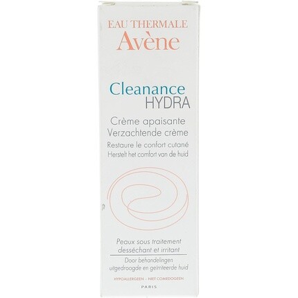 Avene Cleanance Hydra Успокаивающий крем 40 мл, Avene
Avene Cleanance Hydra Успокаивающий крем 40 мл, Avene