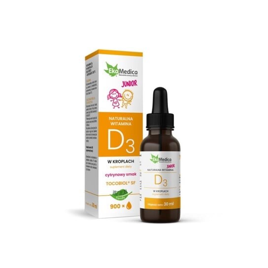 EkaMedica Витамины Юниор D3 капли 30 мл
EkaMedica Витамины Юниор D3 капли 30 мл