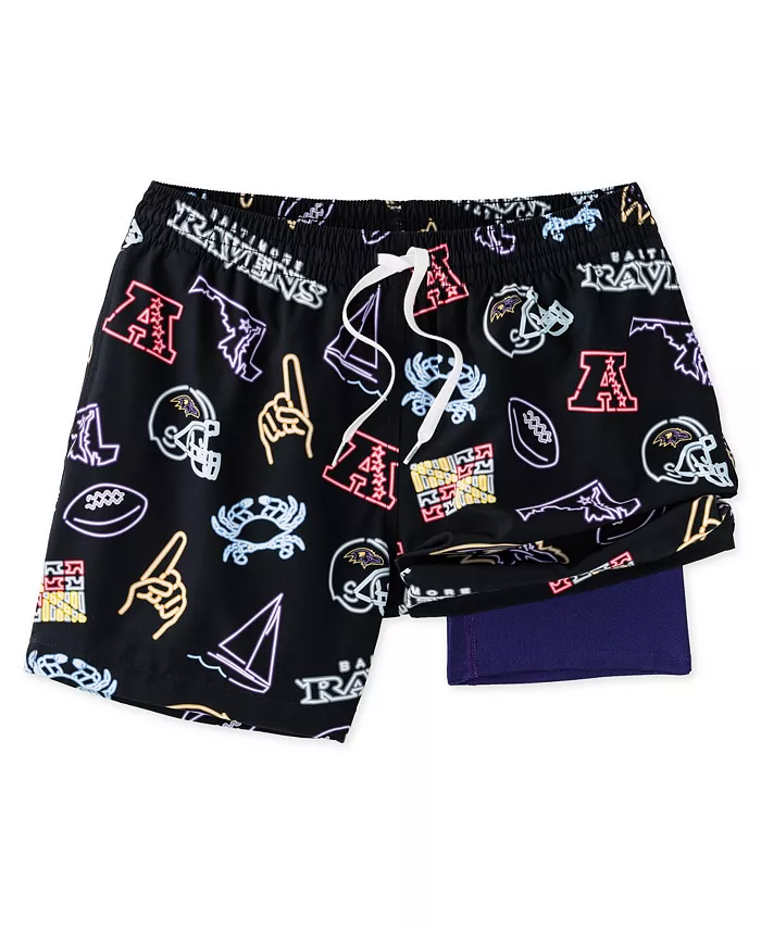 Мужские классические плавки Baltimore Ravens The Neon с неоновой окантовкой, 5.5", черные Chubbies
Мужские классические плавки Baltimore Ravens The Neon с неоновой окантовкой, 5.5", черные Chubbies