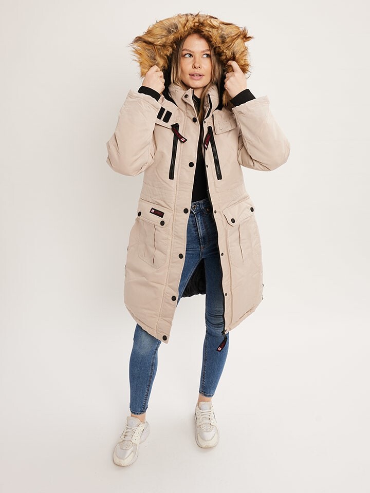 Пуховик CANADA weather gear Wintermantel, бежевый
Пуховик CANADA weather gear Wintermantel, бежевый