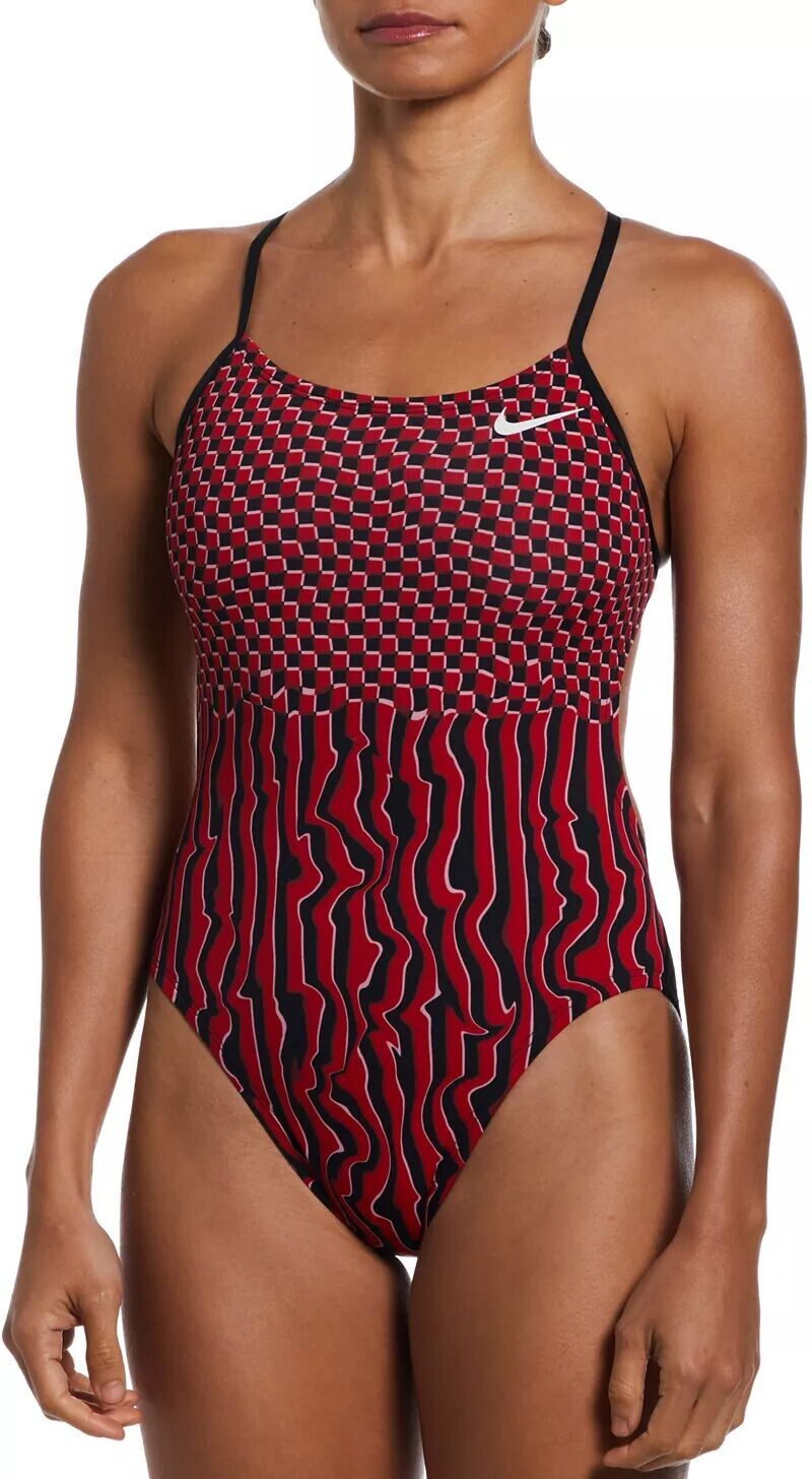 Женская цельная рубашка в клетку Nike Drippy с вырезом
Женская цельная рубашка в клетку Nike Drippy с вырезом