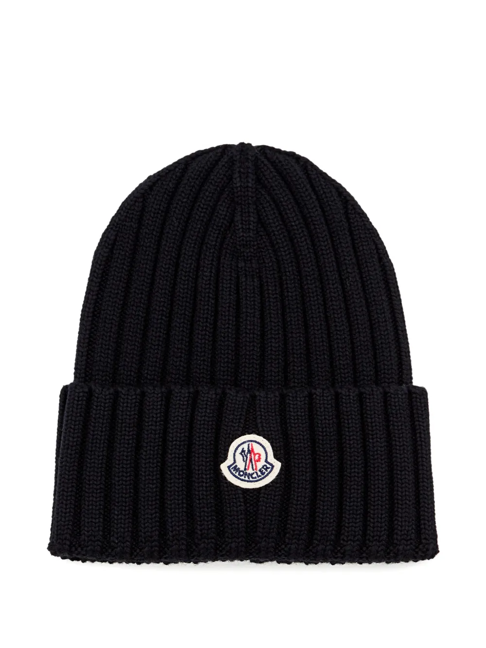 Вязаная шапка с вышитым логотипом Moncler, черный
Вязаная шапка с вышитым логотипом Moncler, черный