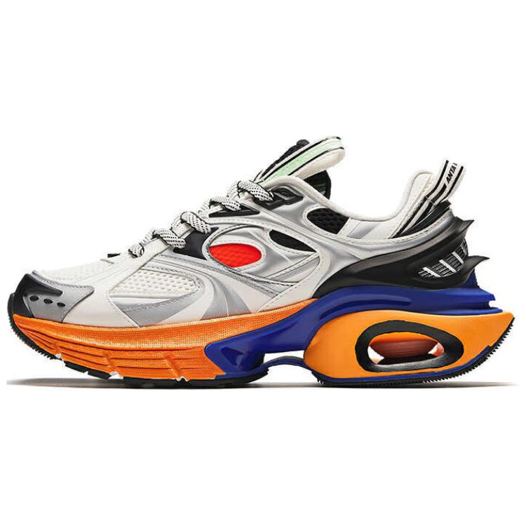 Anta Life Collection Устойчивые к истиранию низкие повседневные кроссовки мужские серебристо-оранжевые, цвет слоновой кости белый/серебро
Anta Life Collection Устойчивые к истиранию низкие повседневные кроссовки мужские серебристо-оранжевые, цвет слоновой кости белый/серебро