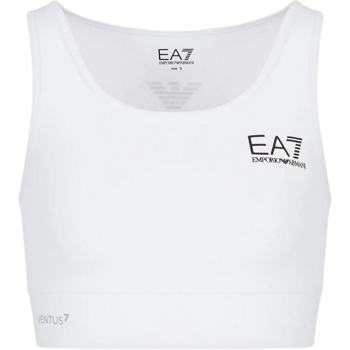Спортивный бюстгальтер с логотипом и квадратным вырезом EMPORIO ARMANI, белый
Спортивный бюстгальтер с логотипом и квадратным вырезом EMPORIO ARMANI, белый