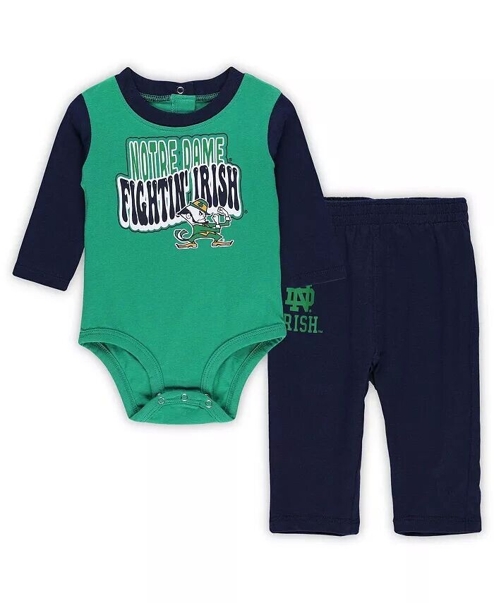 Боди с длинными рукавами и штанами для мальчиков и девочек Notre Dame Fighting Irish Outerstuff
Боди с длинными рукавами и штанами для мальчиков и девочек Notre Dame Fighting Irish Outerstuff