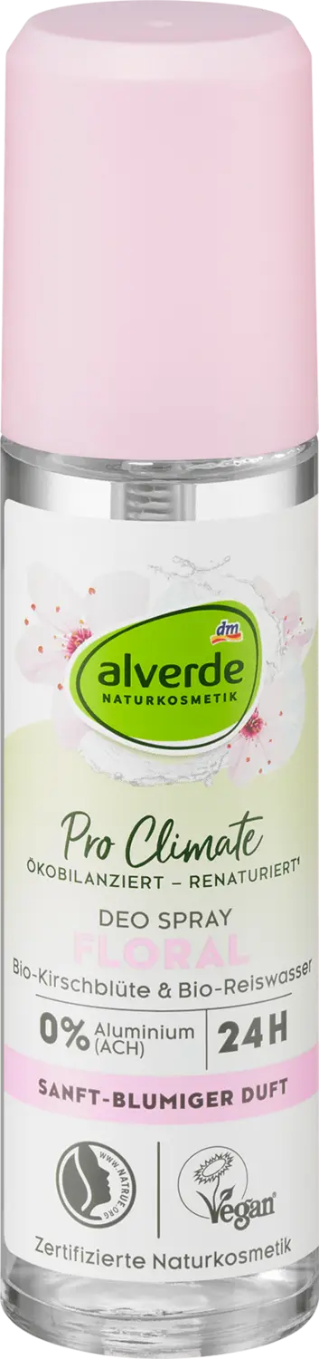 Дезодорант alverde NATURKOSMETIK Deo Spray Floral Kirschblüte, 75 ml
Дезодорант alverde NATURKOSMETIK Deo Spray Floral Kirschblüte, 75 ml