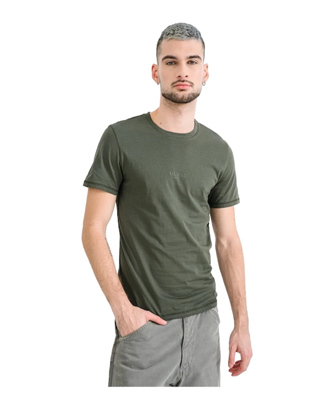 Футболка с круглым вырезом Guess, зеленый
Футболка с круглым вырезом Guess, зеленый