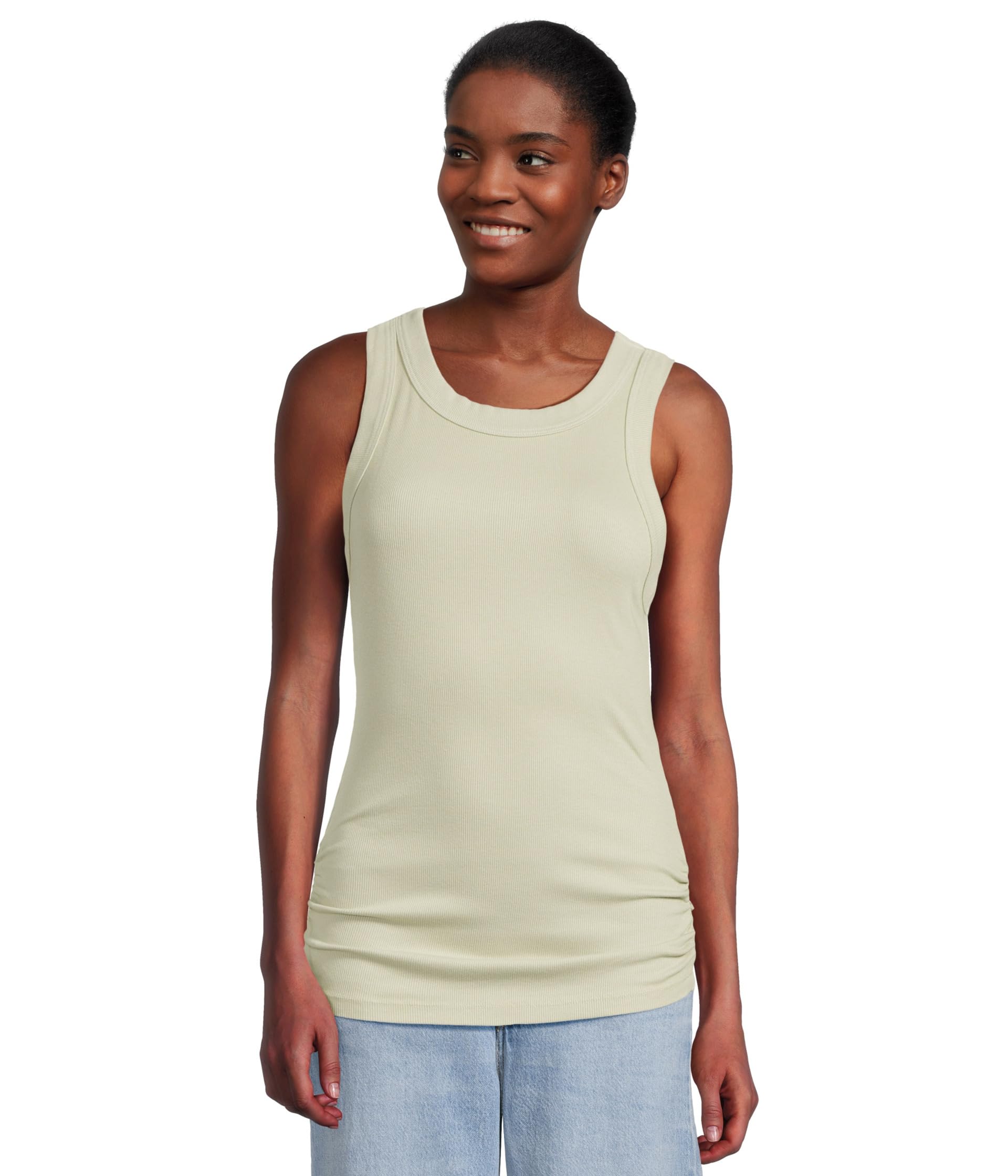 Топ Michael Stars Halley Ruched Side Tank, Seacrest
Топ Michael Stars Halley Ruched Side Tank, Seacrest