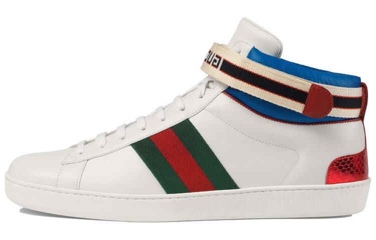 Кроссовки GUCCI Stripe Ace High Top, Серый, Кроссовки GUCCI Stripe Ace High Top 
Кроссовки GUCCI Stripe Ace High Top, Серый, Кроссовки GUCCI Stripe Ace High Top