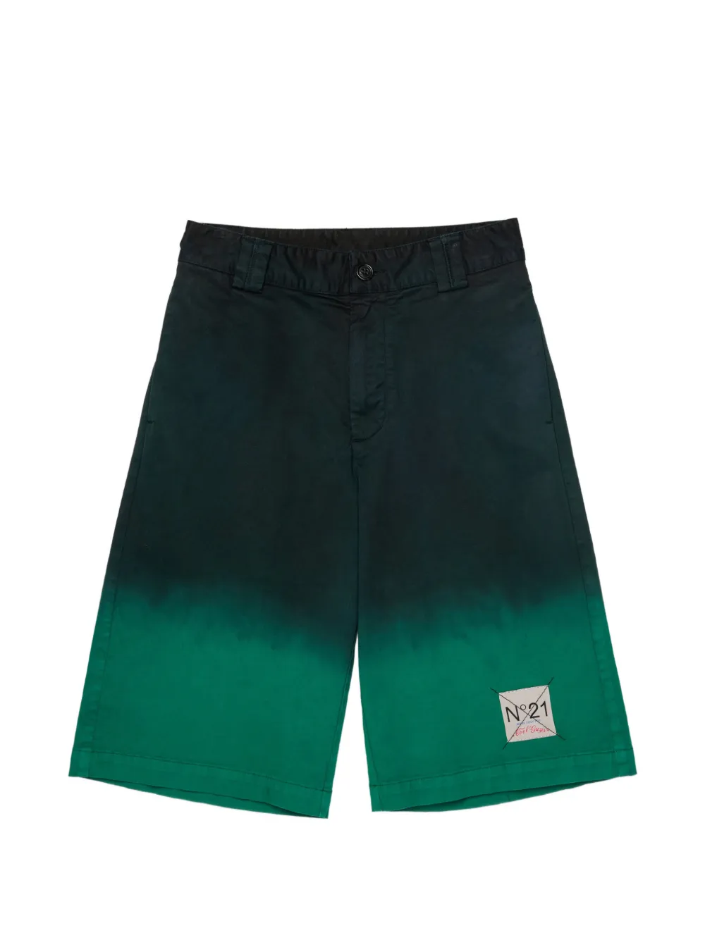 Шорты с логотипом и эффектом тай-дай Nº21 Kids, зеленый
Шорты с логотипом и эффектом тай-дай Nº21 Kids, зеленый