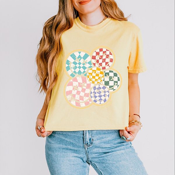 SWSmiley rainbow checkered - женский укороченный топ Simply Sage Market, Butter
SWSmiley rainbow checkered - женский укороченный топ Simply Sage Market, Butter