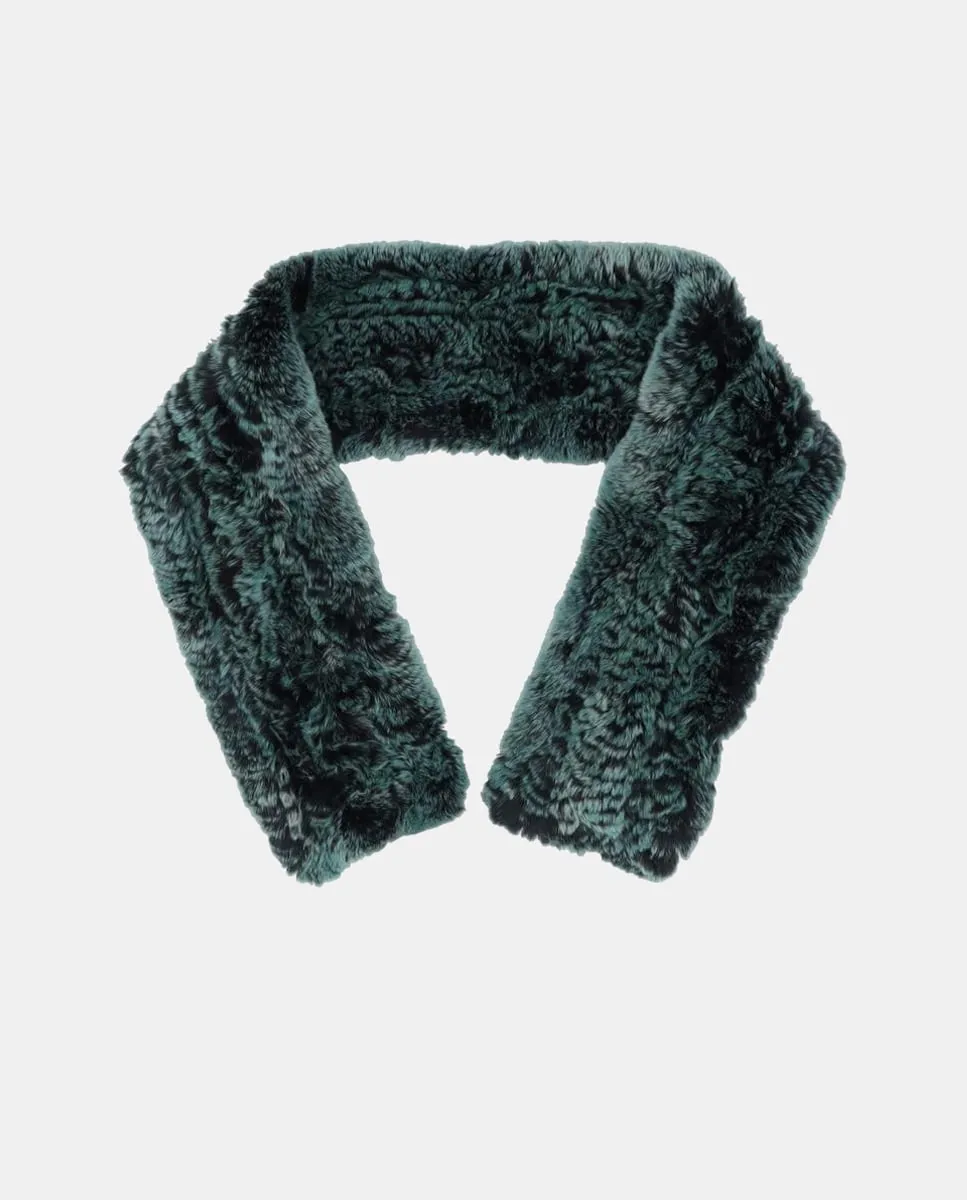 Шарф из шерсти рекса бесконечный IN.ES, бирюзовый
Шарф из шерсти рекса бесконечный IN.ES, бирюзовый