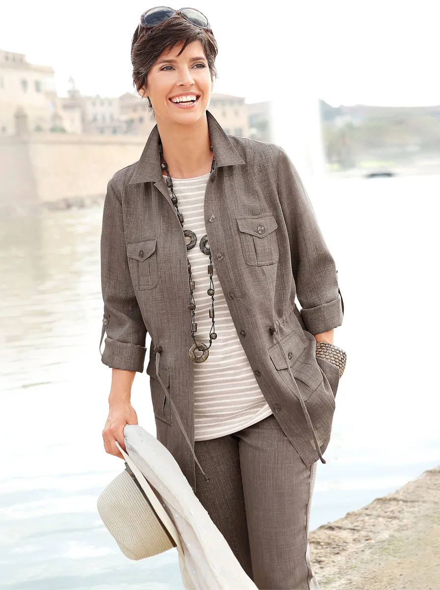 Блузка-пиджак "блузка-пиджак", коричневый
Блузка-пиджак "блузка-пиджак", коричневый