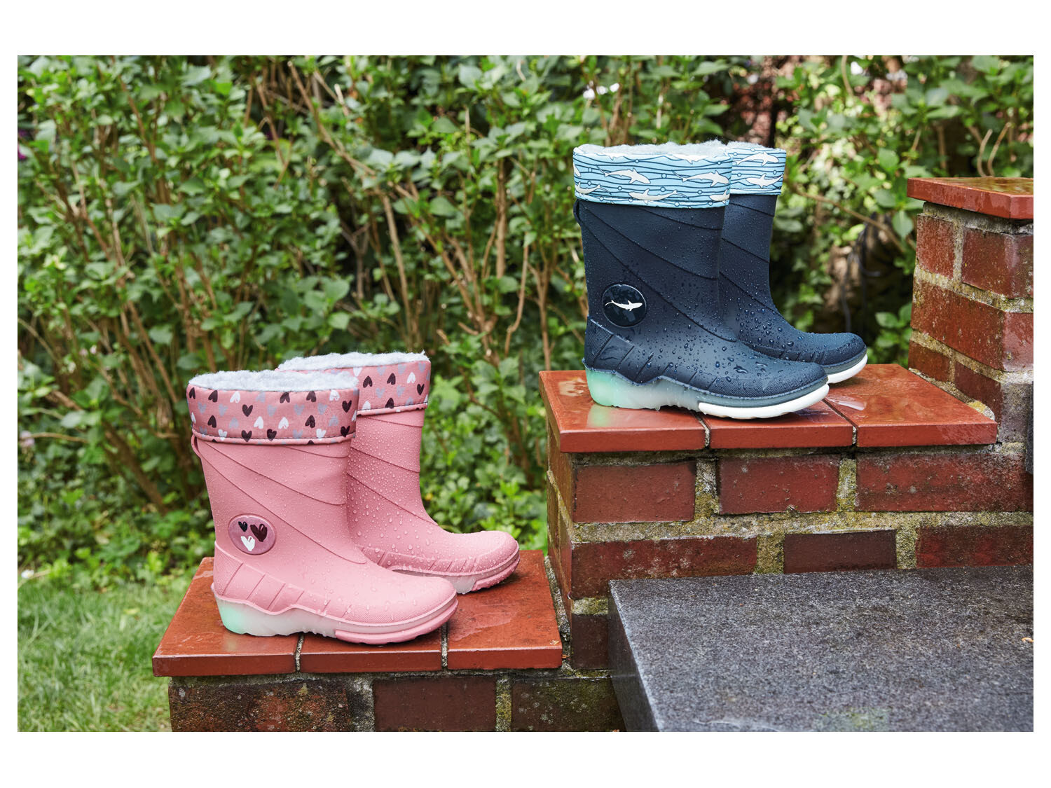 Резиновые сапоги lupilu для малышей с крутым мигающим эффектом, розовый
Резиновые сапоги lupilu для малышей с крутым мигающим эффектом, розовый