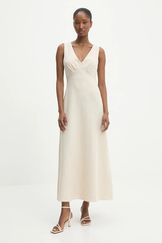 Платье с добавлением льна Answear.Lab, бежевый
Платье с добавлением льна Answear.Lab, бежевый