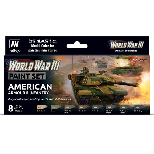 Фигурки Wwiii American Armour & Infantry
Фигурки Wwiii American Armour & Infantry