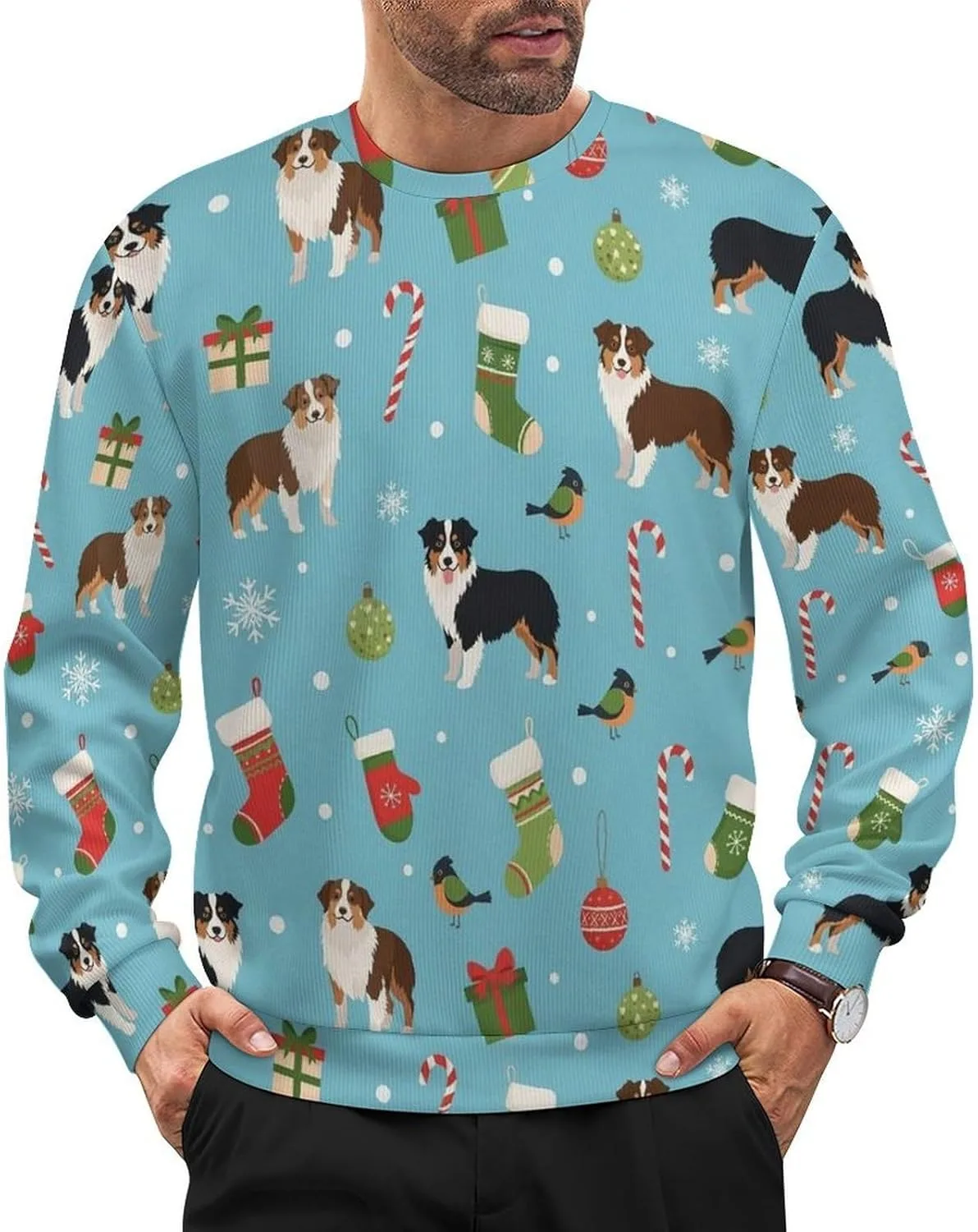 Мужской свитер с длинным рукавом, мягкий и свободный Meaudiwes
Мужской свитер с длинным рукавом, мягкий и свободный Meaudiwes