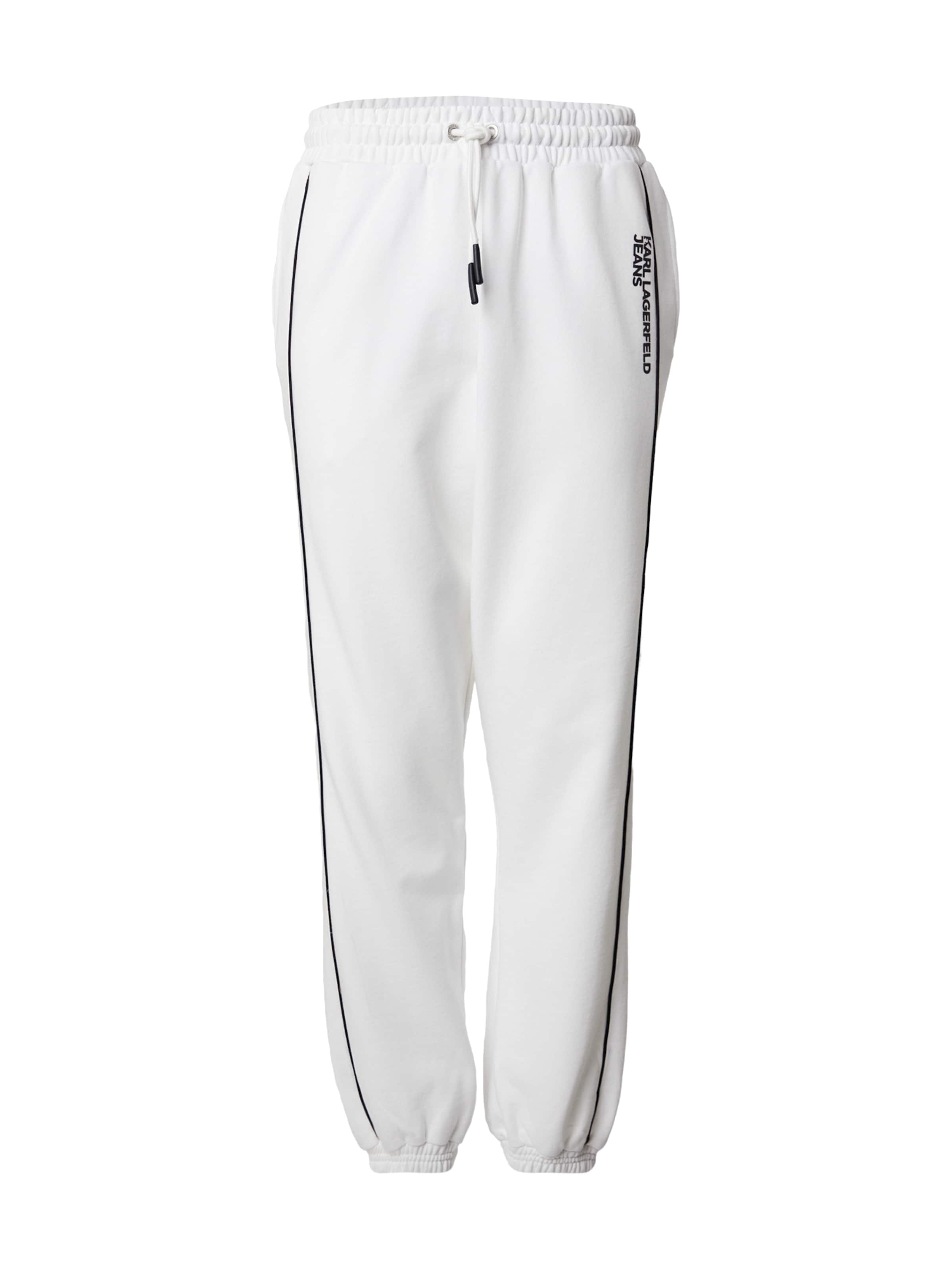 KARL LAGERFELD JEANS Брюки с зауженным низом в белом цвете
KARL LAGERFELD JEANS Брюки с зауженным низом в белом цвете