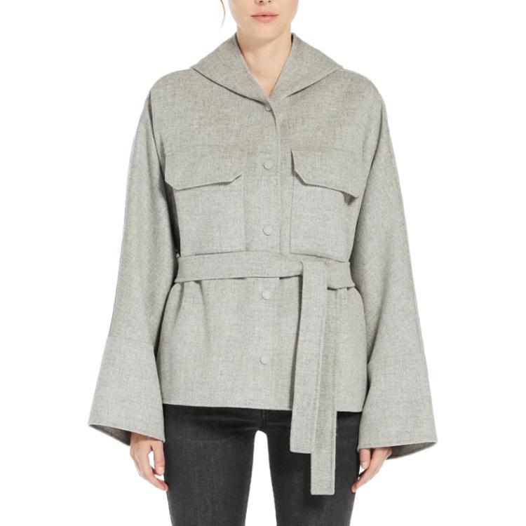 MaxMara Женское светло-серое пальто, Light Gray
MaxMara Женское светло-серое пальто, Light Gray