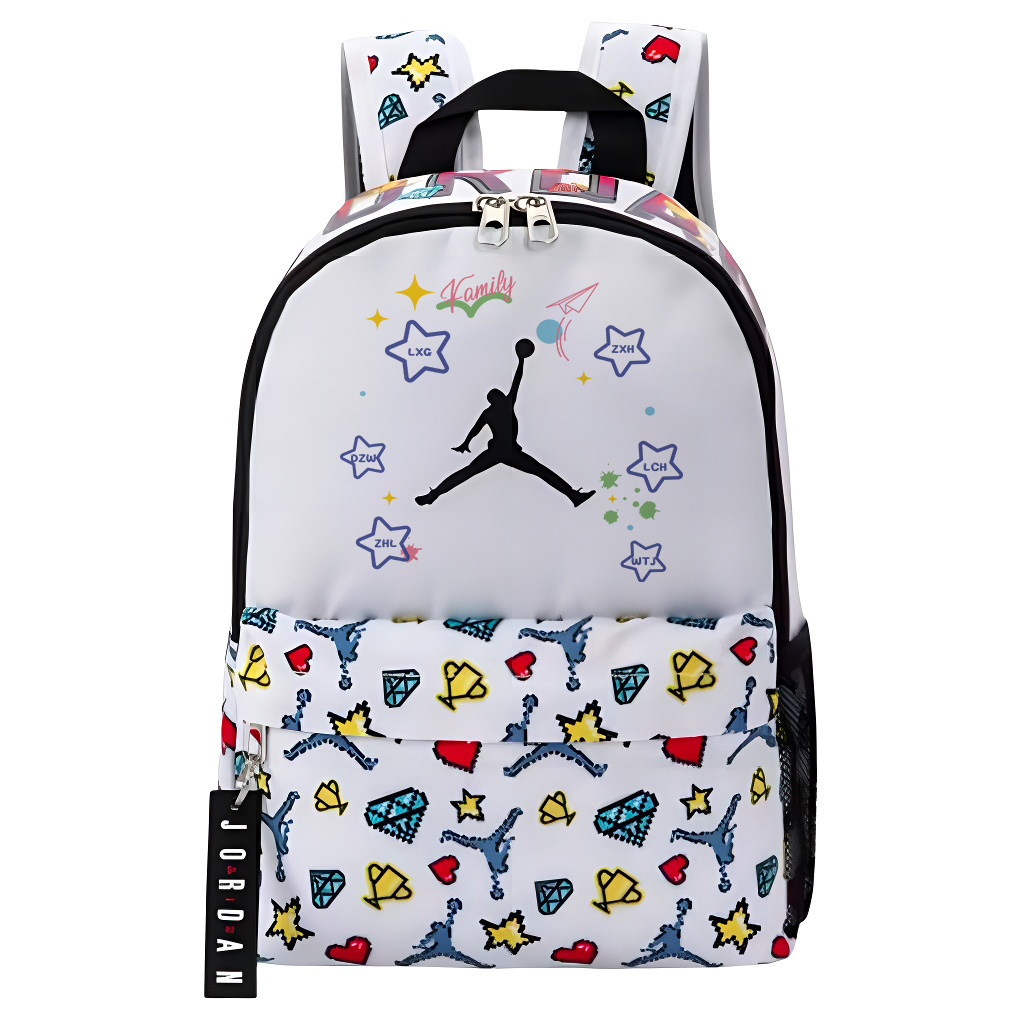 Jordan Полиэстеровый рюкзак женский белый, Five-Pointed Star
Jordan Полиэстеровый рюкзак женский белый, Five-Pointed Star