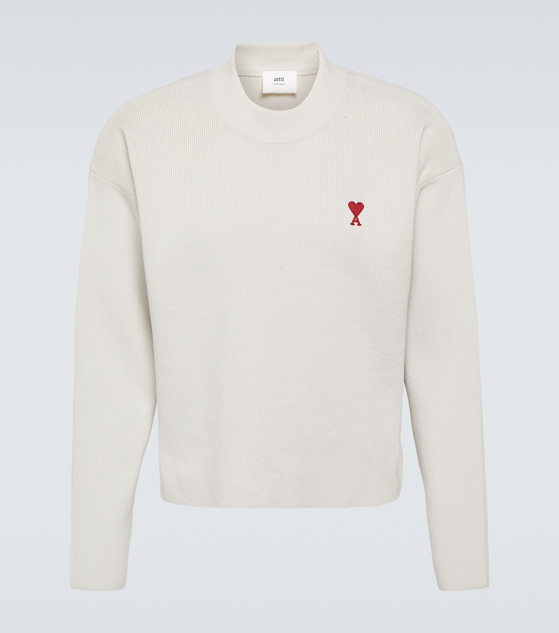 Свитер Ami de Cœur из смесового хлопка Ami Paris, Chalk 
Свитер Ami de Cœur из смесового хлопка Ami Paris, Chalk