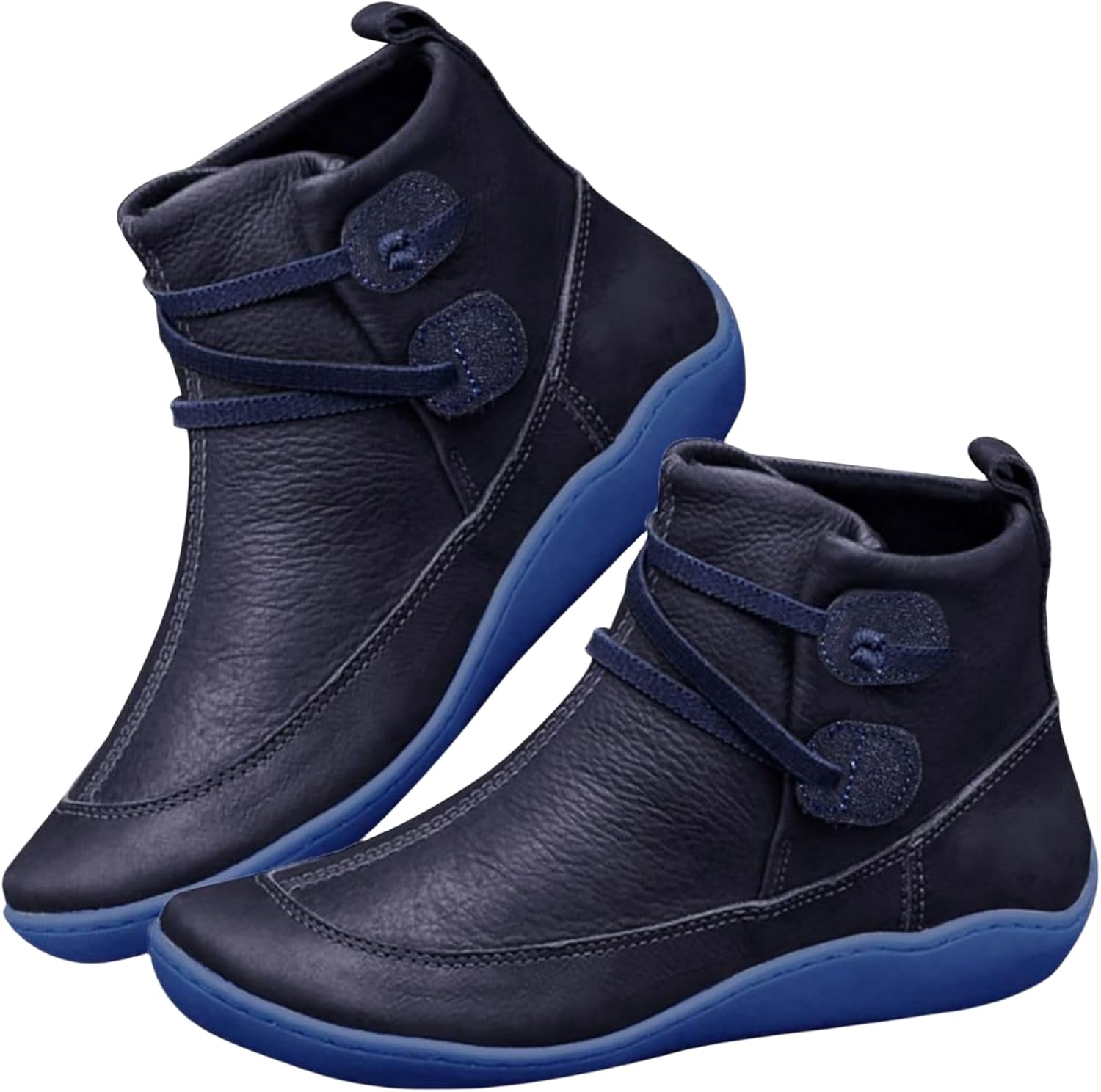 Женские ботинки Wankang на низком каблуке Челси, из искусственной кожи, с заостренным носком, широкие, без шнуровки, короткие ботильоны, синий
Женские ботинки Wankang на низком каблуке Челси, из искусственной кожи, с заостренным носком, широкие, без шнуровки, короткие ботильоны, синий