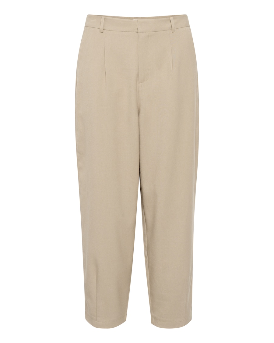 Зауженные брюки со складками спереди Kaffe Merle, светло-бежевый
Зауженные брюки со складками спереди Kaffe Merle, светло-бежевый