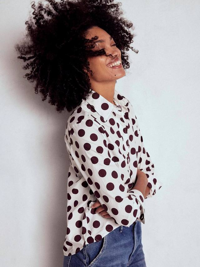 Рубашка Sienna в горошек Boden, Chestnut/Multi
Рубашка Sienna в горошек Boden, Chestnut/Multi