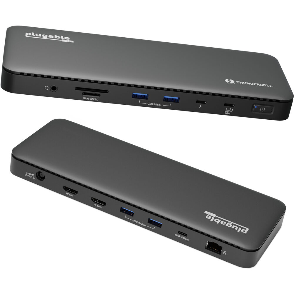 Док-станция Plugable 13-in-1 Thunderbolt 4 Dock (Black) TBT4-UD5
Док-станция Plugable 13-in-1 Thunderbolt 4 Dock (Black) TBT4-UD5