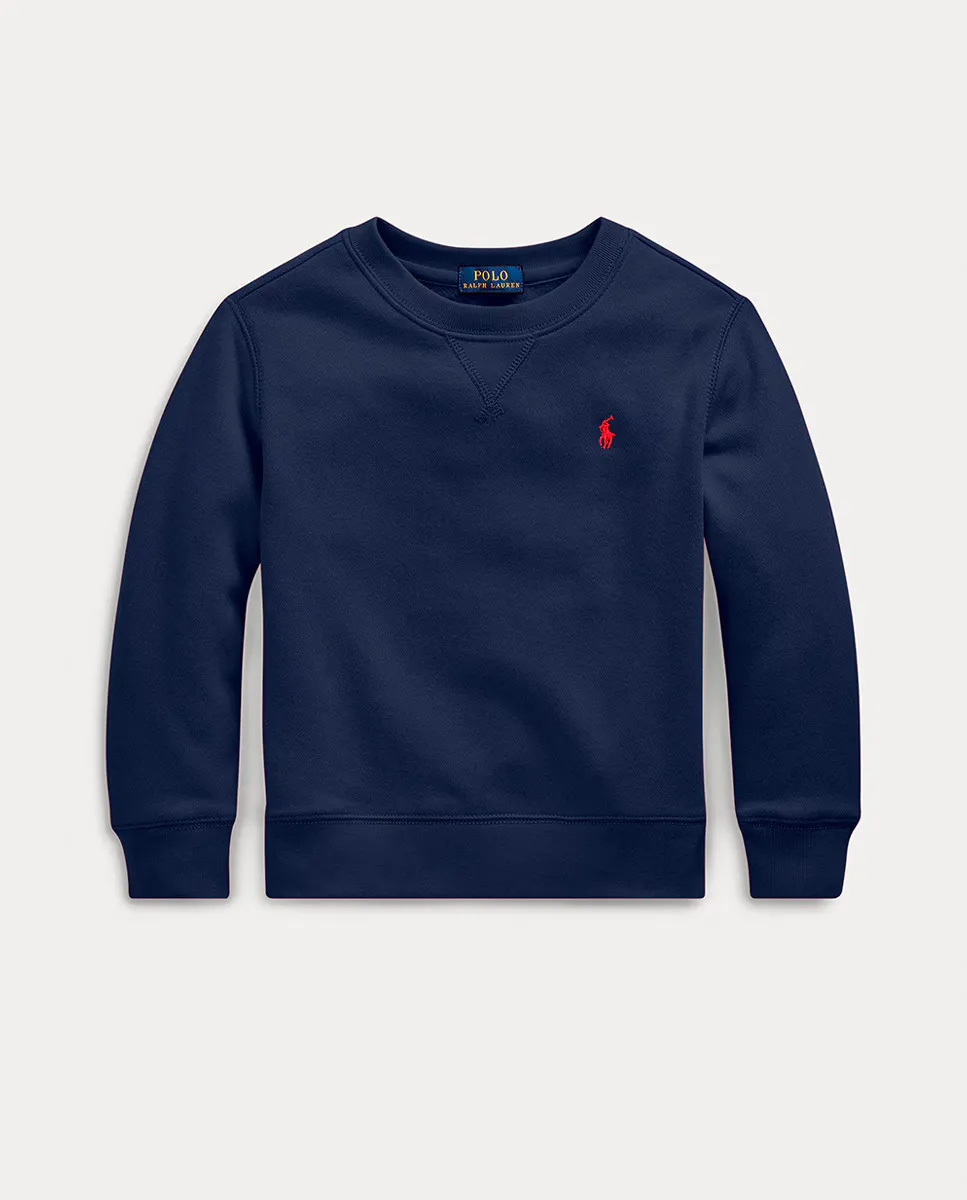 Толстовка с круглым вырезом для мальчика с вышитой лошадью Polo Ralph Lauren, темно-синий
Толстовка с круглым вырезом для мальчика с вышитой лошадью Polo Ralph Lauren, темно-синий