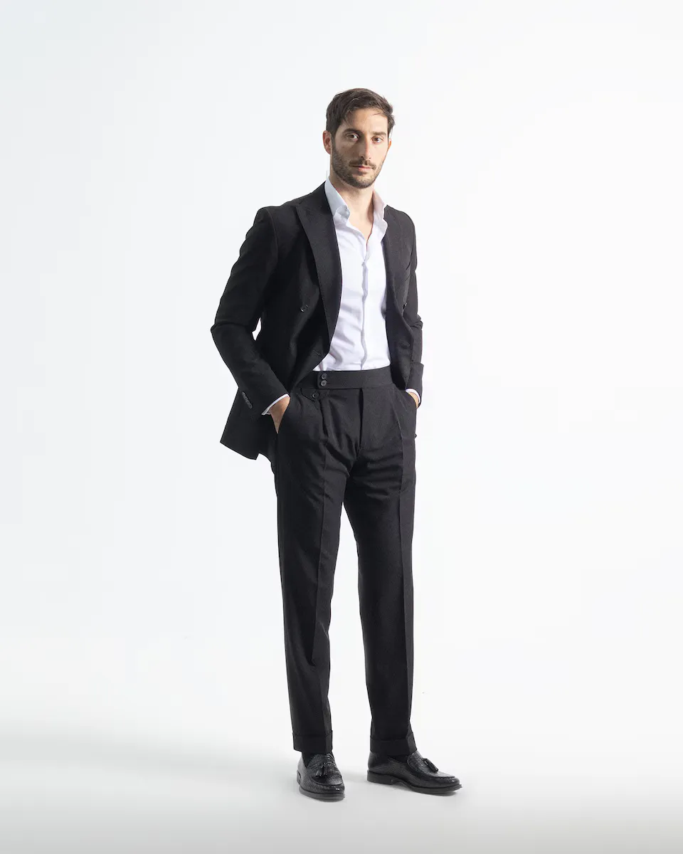 Мужские черные немаркие брюки PuroEgo, черный
Мужские черные немаркие брюки PuroEgo, черный