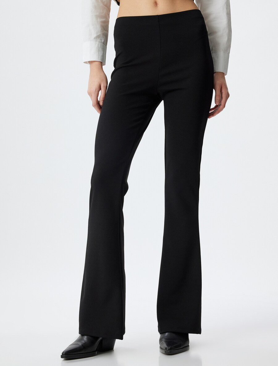 Расклешенные леггинсы Koton, черный
Расклешенные леггинсы Koton, черный