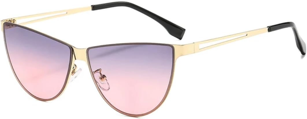 Ретро большие солнцезащитные очки «кошачий глаз» в металлической оправе для женщин, роскошные панк-очки для мужчин, солнцезащитные очки для активного отдыха и путешествий, защита от УФ-излучения UV400 VRTRFFTR, Gold Gray Pink
Ретро большие солнцезащитные очки «кошачий глаз» в металлической оправе для женщин, роскошные панк-очки для мужчин, солнцезащитные очки для активного отдыха и путешествий, защита от УФ-излучения UV400 VRTRFFTR, Gold Gray Pink