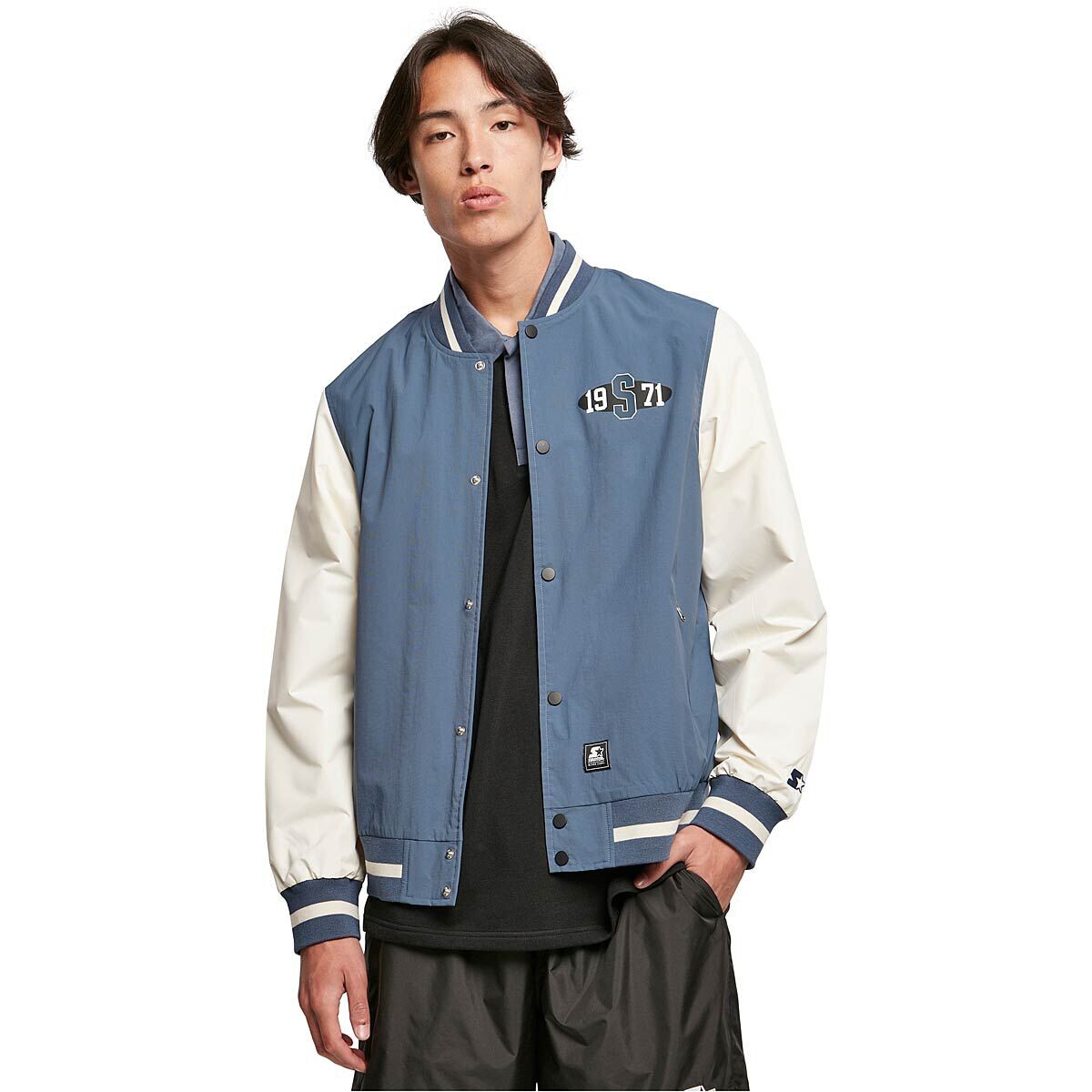 Куртка Nylon College Jacket Starter, цвет Dunkles Frisches Grün/Blass Weiß
Куртка Nylon College Jacket Starter, цвет Dunkles Frisches Grün/Blass Weiß