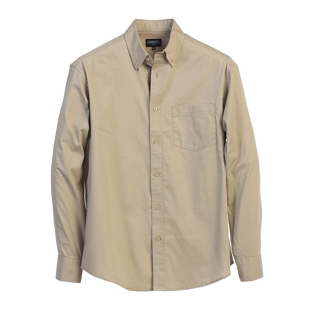 Gioberti Мужская повседневная твиловая оксфордская рубашка из 100% хлопка с длинными рукавами, цвет Khaki
Gioberti Мужская повседневная твиловая оксфордская рубашка из 100% хлопка с длинными рукавами, цвет Khaki