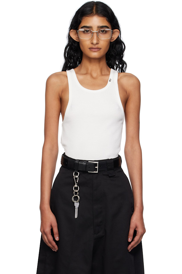 Ребристый топ Willy Willy Chavarria, белый
Ребристый топ Willy Willy Chavarria, белый