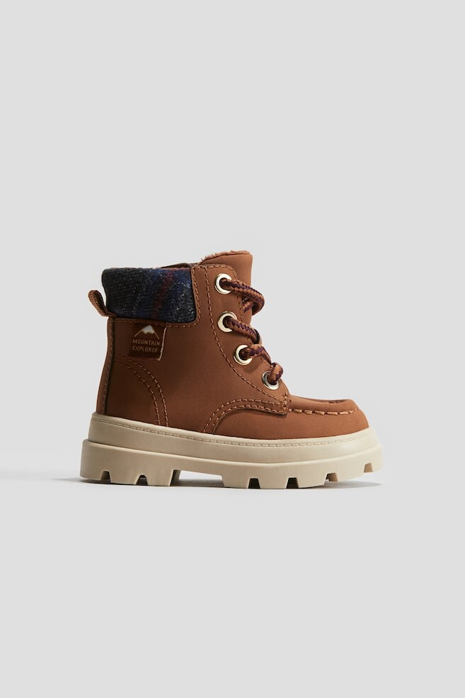 Сапоги на теплой подкладке H&M, коричневый
Сапоги на теплой подкладке H&M, коричневый