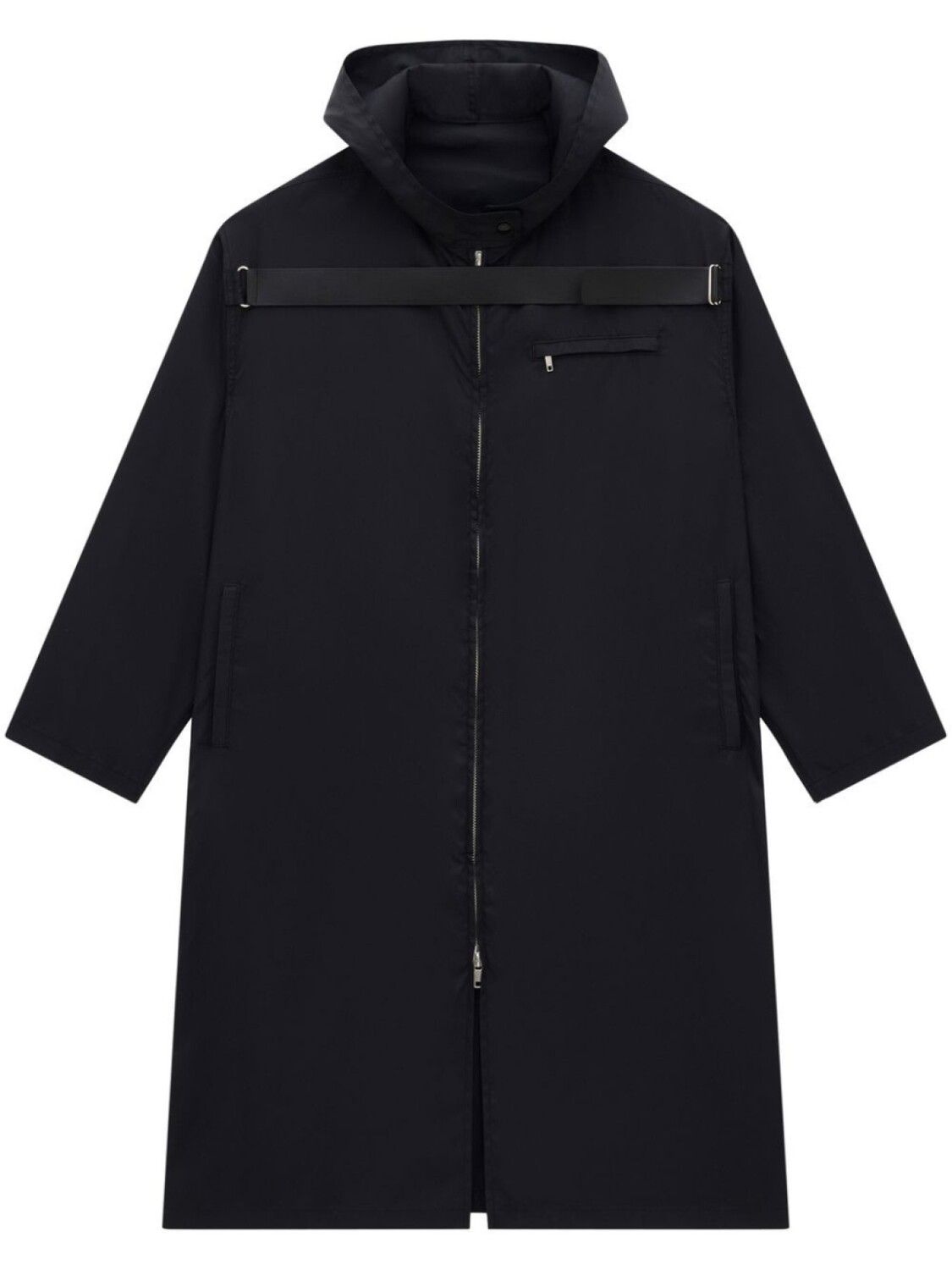 Courrèges парка на молнии с капюшоном, черный
Courrèges парка на молнии с капюшоном, черный