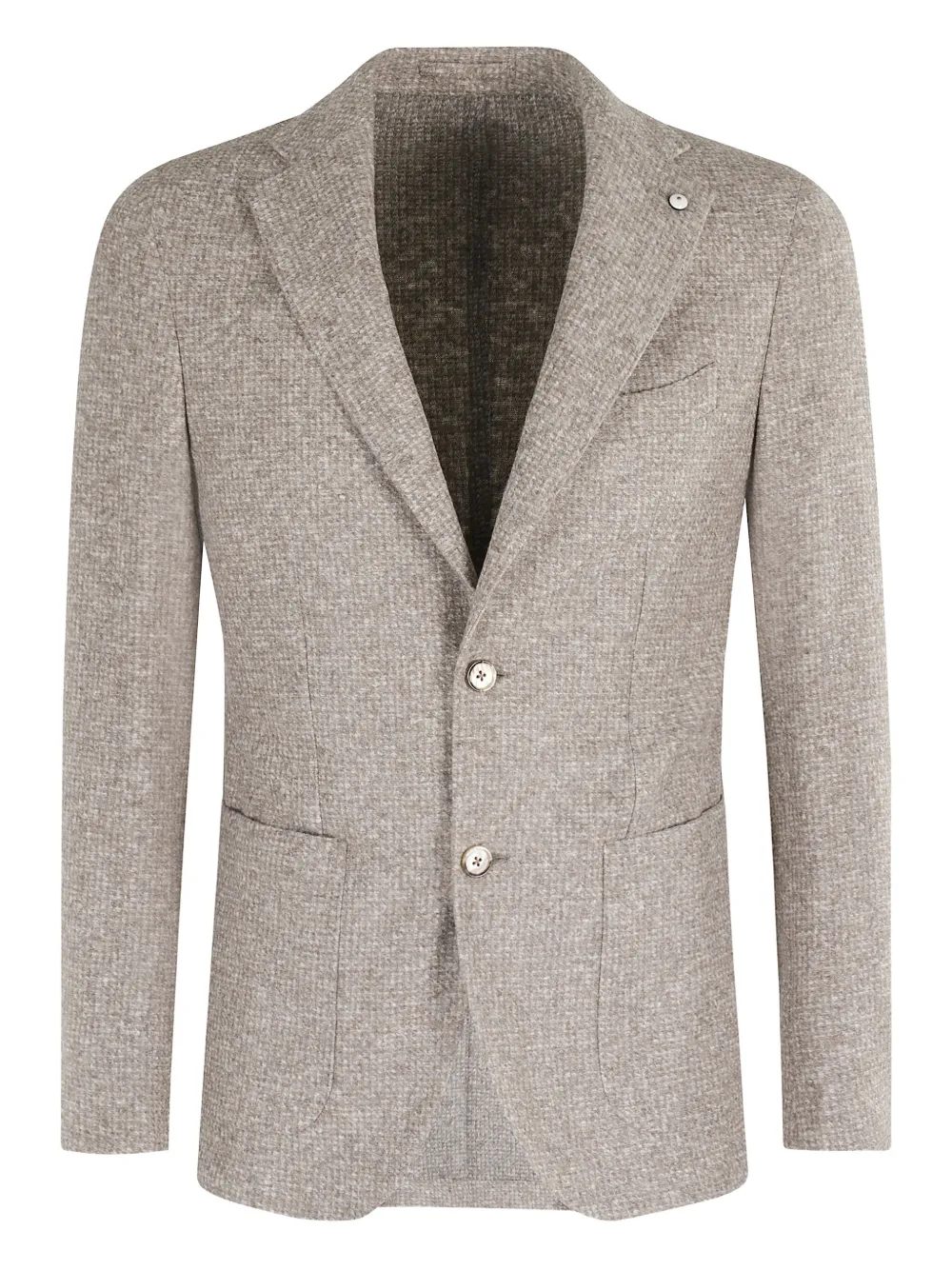 Фактурный блейзер на трех пуговицах l.b.m., нейтральный
Фактурный блейзер на трех пуговицах l.b.m., нейтральный